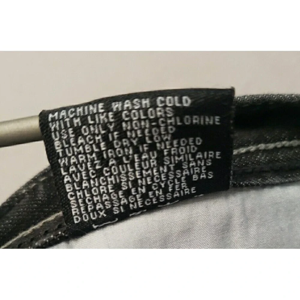 Parish‎ Jeans Men 44x30 black button fly loose relaxed hip hop street wear